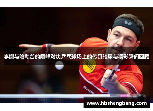 李娜与哈勒普的巅峰对决乒乓球场上的传奇较量与精彩瞬间回顾